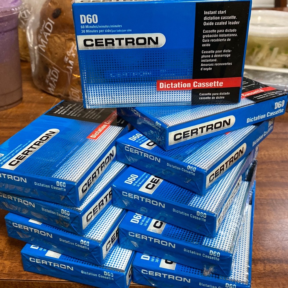 D60 Certron Dictation Cassette